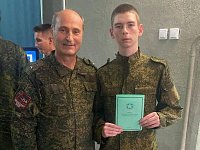 Ученик нашей школы участвовал в учебных военных сборах