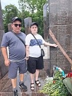 В Парке Победы увековечили имена погибших участников СВО