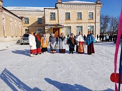 В селах Воскресенского района прошли веселые  праздничные мероприятия, посвященные Масленице