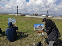 В Парке покорителей космоса развернулся первый «Космический пленэр»