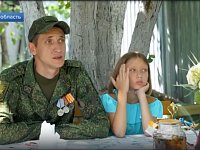 Саратовский боец рассказал о поддержке семей участников СВО в эфире федерального телеканала